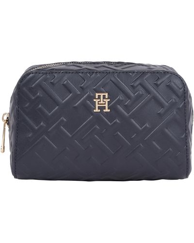 Tommy Hilfiger Iconic Tommy Cosmetic Bag 10 Cm - Blue