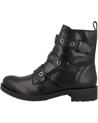 Geox D Rawelle B Stiefeletten - Schwarz