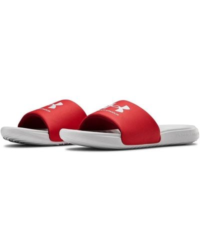 Under Armour Comfortable Sports Sandals With Robust Eva Sole - Red