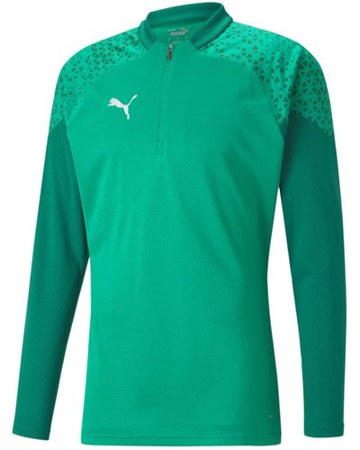 PUMA Teamcup Training 1/4 Zip Top Peper Groen