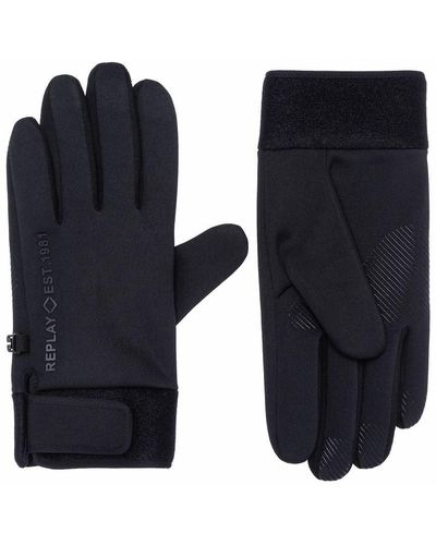 Replay Handschuhe aus Neopren - Blau