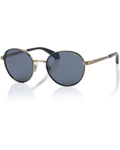 Superdry Sunglasses SDS 5001 201 Shiny Gold/Solid Smoke - Schwarz