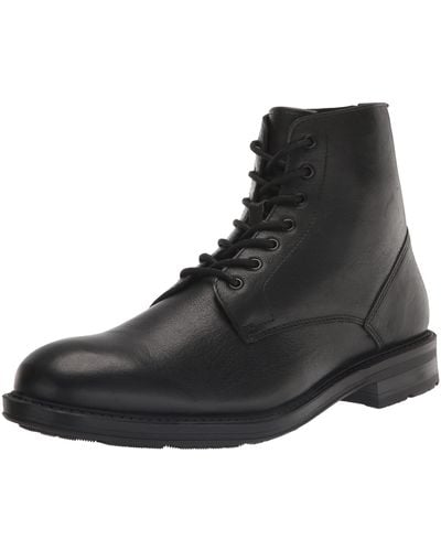 Vince Camuto Langston Lace Up Boot Fashion - Black