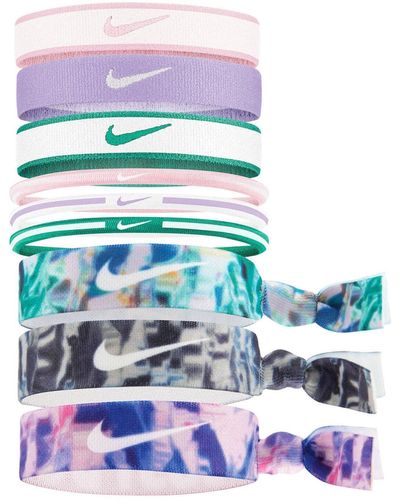 Nike Mix of Headbands 9pcs Pony Bandana - Weiß