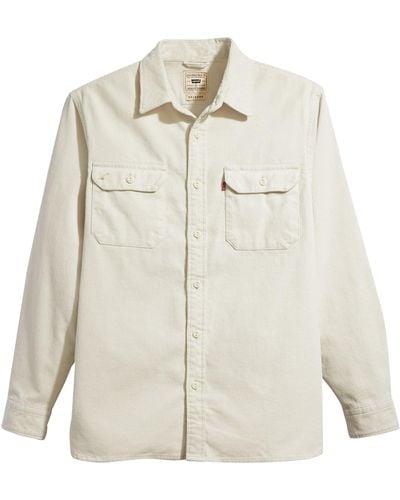 Levi's Jackson Worker Woven Shirts - Natural