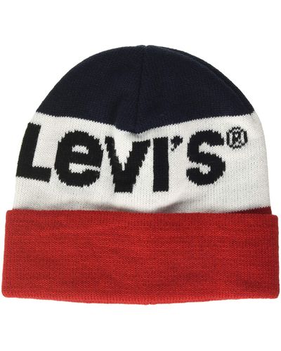 Levi's Sportswear Logo Beanie Bonnet - Bleu