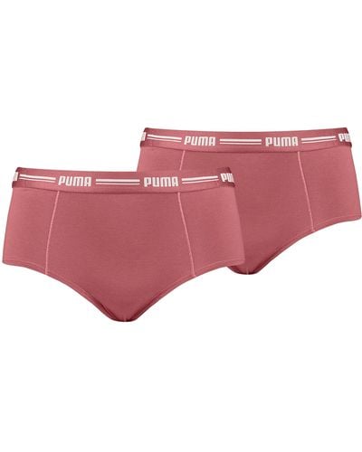 PUMA Mini Shorts 2 Pack Trunks - Pink