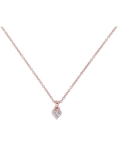 Ted Baker Neeno Small Heart Pendant Necklace For - Metallic