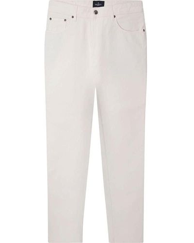 Hackett Brushed Denim Jeans - White