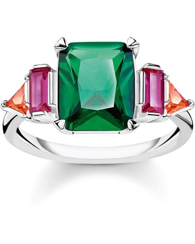 Thomas Sabo Ring Colourful Stones - Green