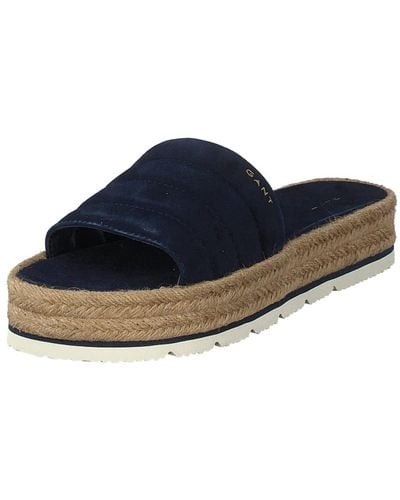 GANT Footwear Cape Coral Platform Sandals, - Blue