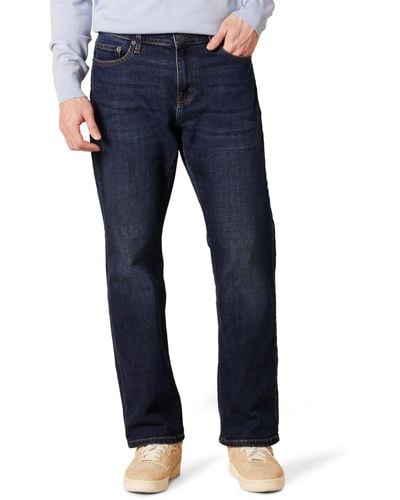 Amazon Essentials Jeans Dritti con Taglio Bootcut Uomo - Blu