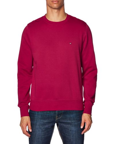 Tommy Hilfiger Vlag Logo Sweatshirt Sweatshirts - Rood