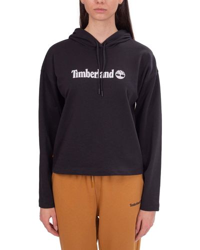 Timberland Northwood TFO LINEAR Logo LB Hoodie Black Kapuzenpullover - Blau