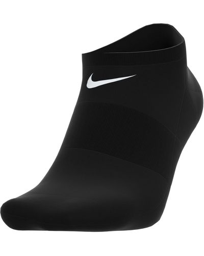 Nike Everyday Cushion No Show 6 Pair Band Socks - Black