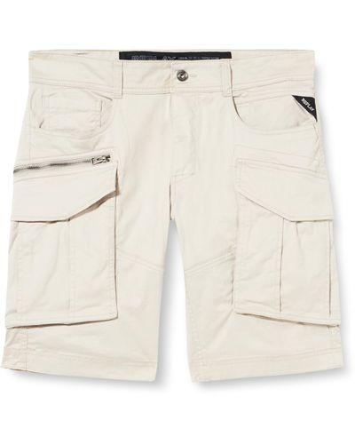 Replay M9907 Joe Short Comfort Cotton Twill Cargo - Natural