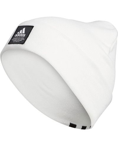 adidas Amplifier Fold Beanie-Mütze - Weiß