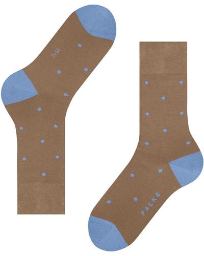 FALKE Dot M So Cotton Patterned 1 Pair Socks - Brown