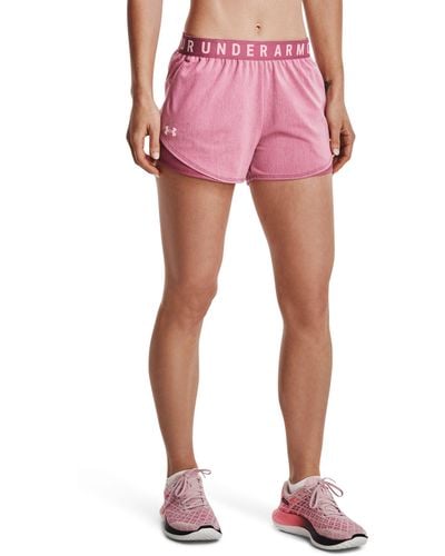 Under Armour Short Play Up Donna 3.0 - Twist - Rosa