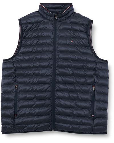 Tommy Hilfiger Bt-packable Gerecycled Vest Voor - Blauw