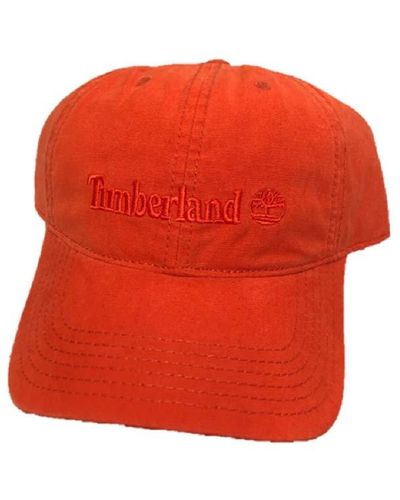 Timberland Adjustable Baseball Cap - Red