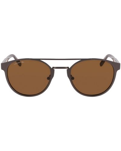 Lacoste L263s Oval Sunglasses - Black