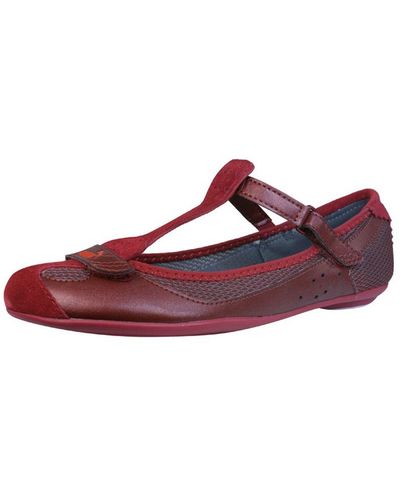 PUMA Strap S Ballet Court Shoes / Shoes - Red - Size Uk - Purple