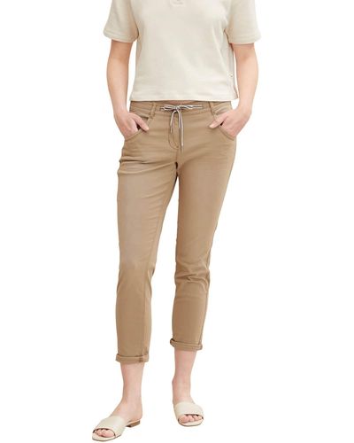 Tom Tailor 1032046 Tapered Relaxed Hose - Natur