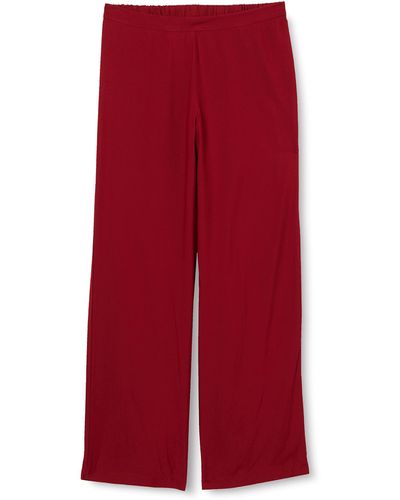 Calvin Klein Pantaloni del Pigiama Donna Lunghi Sleep Pant - Rosso