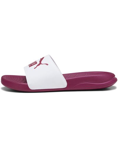 PUMA Adults' Fashion Shoes POPCAT 20 Slide Sandal - Violet