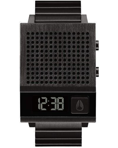Nixon S Digital Watch With Stainless Steel Strap A1266-001-00 - Black