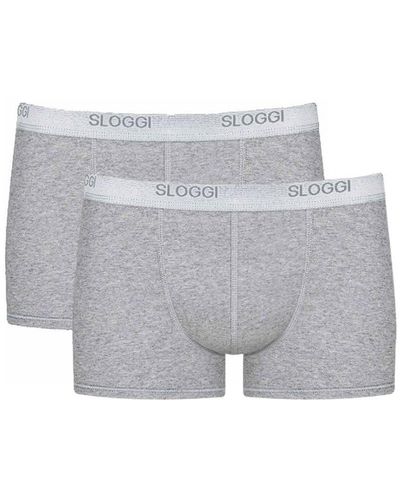 Sloggi Basic Short 2p Grey Grey S