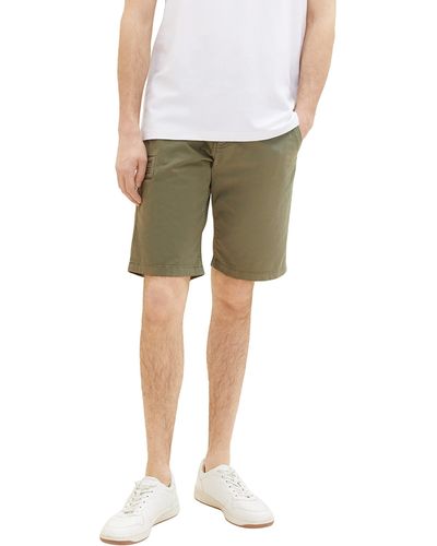 Tom Tailor 1035092 Bermuda Shorts - Grün