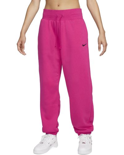 Nike Phoeanix Overiseze Sweatpants Jogginghosen - Pink