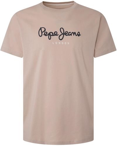 Pepe Jeans Eggo N T-Shirt - Rose