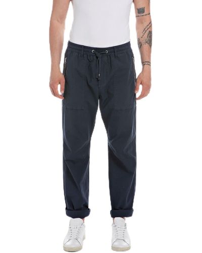 Replay M9925 Essential Trousers - Blue