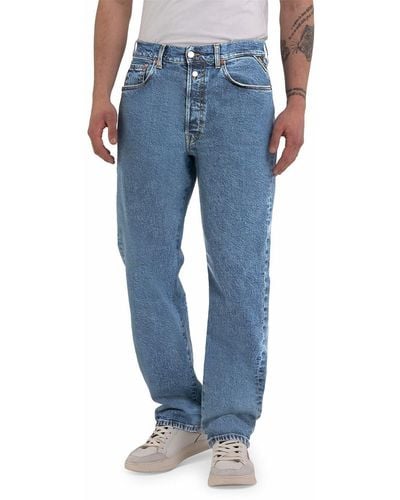 Replay S Zero Loose Jeans Medium Blue 34w / 32l