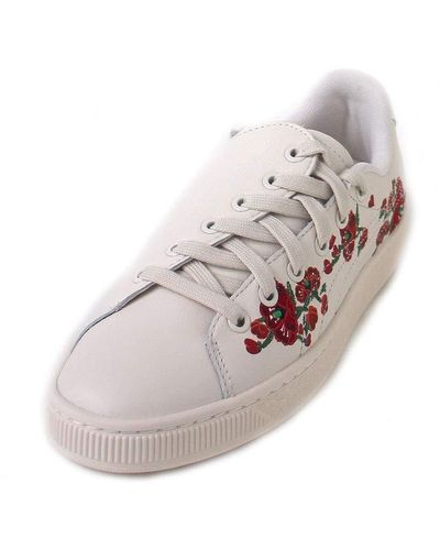 PUMA Basket 'cherry Bombs' S.tsai Sneakers Voor - Wit
