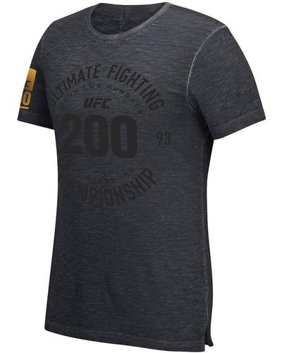Reebok UFC Schwarz UFC 200 Las Vegas Event Goldfolie RNF Noble Fight T-Shirt BF2911