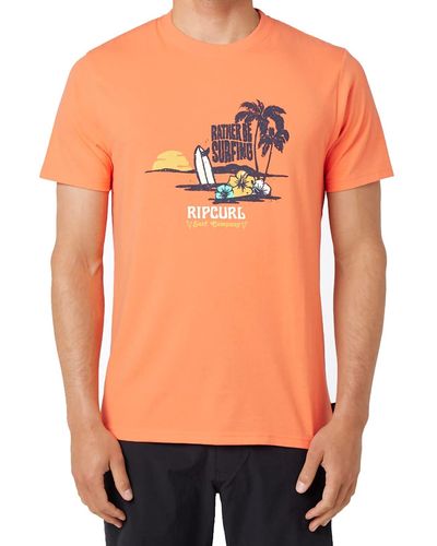 Rip Curl S64103297 T-Shirt - Orange