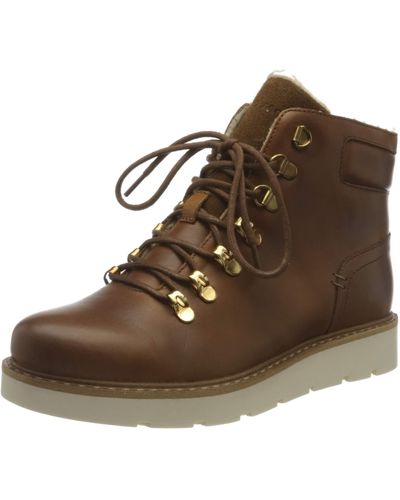 Vero Moda Vmmary Leather Boot - Brown
