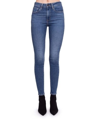 Levi's 721 High Rise Skinny Jeans - Bleu
