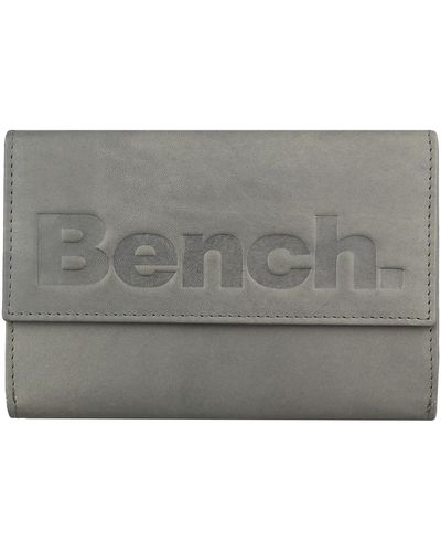 Bench Wonder Geldbörse Leder 15 cm - Grau