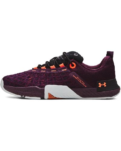 Under Armour Tribase Reign 5 S Training Shoes Purple Stone 8 - Red
