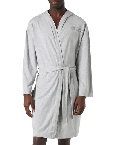 HUGO Unite Nightgown Dressing Gowns - Grey