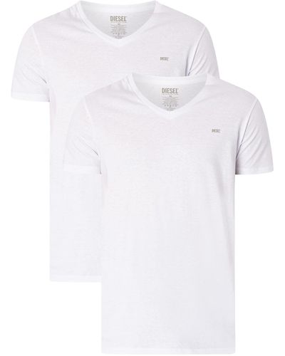 DIESEL Umtee-michael Tube-wopack T Shirt - Weiß