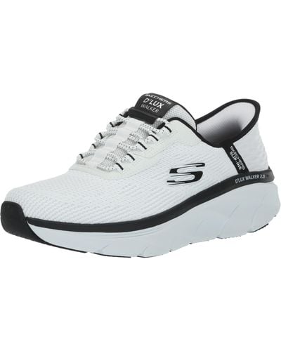 Skechers D'lux Walker 2.0 Rezinate Hands Free Slip-in Sneaker - Schwarz