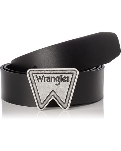 Wrangler Festival Logo Belt - Black