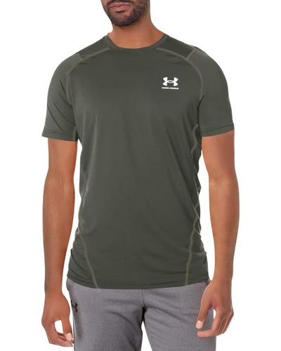 Under Armour Heatgear Fitted Short-sleeve T-shirt, - Green