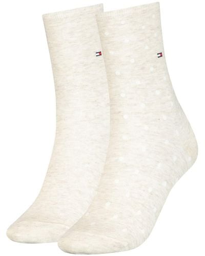 Tommy Hilfiger Dot Socks - Blanc